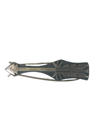 R SS Stamped Hair Clip