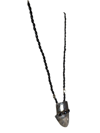 R SS Signed Onyx w/Large Pendant