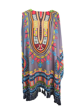 R Printed Poncho