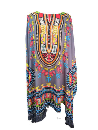 R Printed Poncho