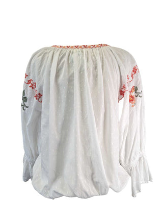 R Embroidered Blouse