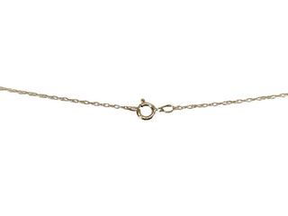 R 10k Gold Necklace Aquamarine Earring Set