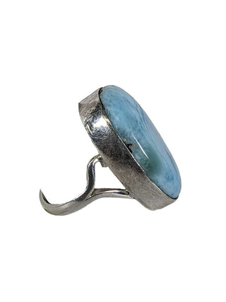 R SS Larimar Oval Ring