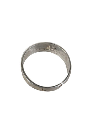 R SS Turq/ Opal Inlay Ring