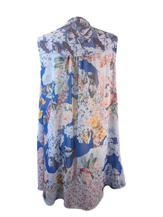 R Sleeveless Printed