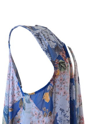 R Sleeveless Printed