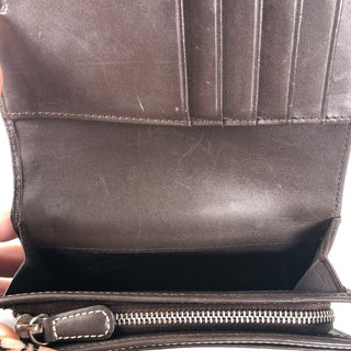 Signature flap wallet
