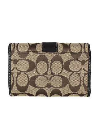 Signature flap wallet