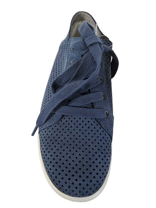 R Perforated Suede Sneaker