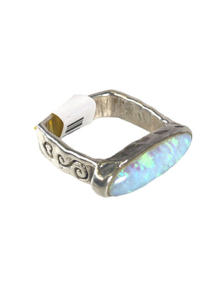 R SS Euro Shank Stone Ring