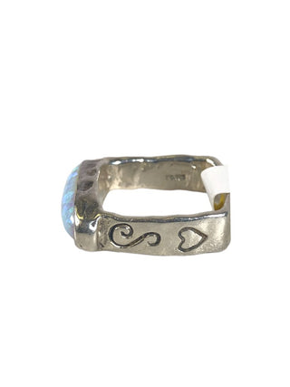 R SS Euro Shank Stone Ring
