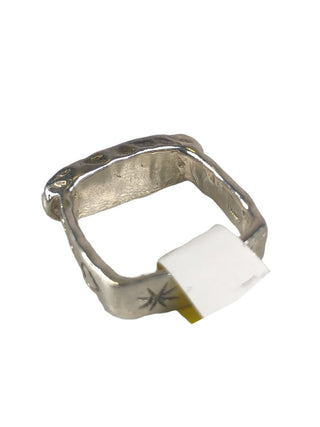 R SS Euro Shank Stone Ring